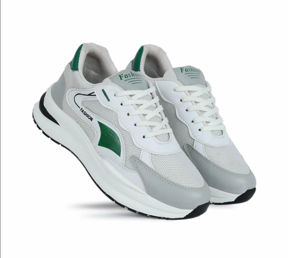 Sender Men Classy Casual Sneakers Green