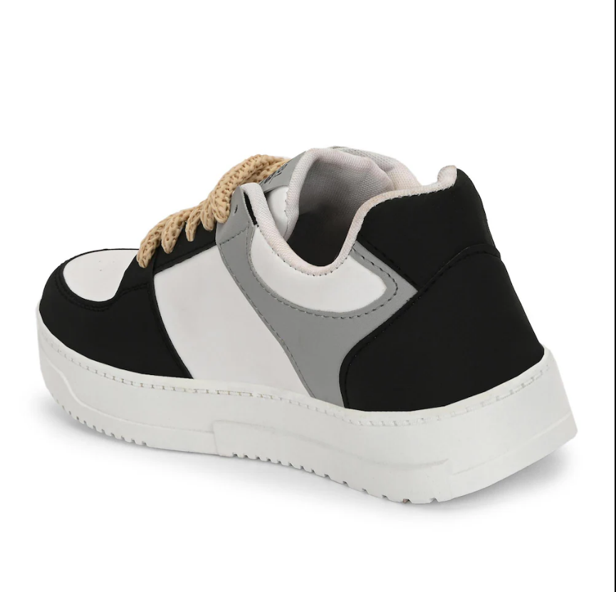 Shoe Island New Lightweight Casual Chunky Sneakers For Boys & Men (Black)