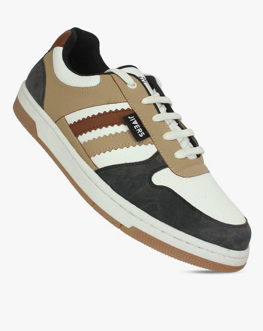 Men Colourblock Lace-Up Shoes