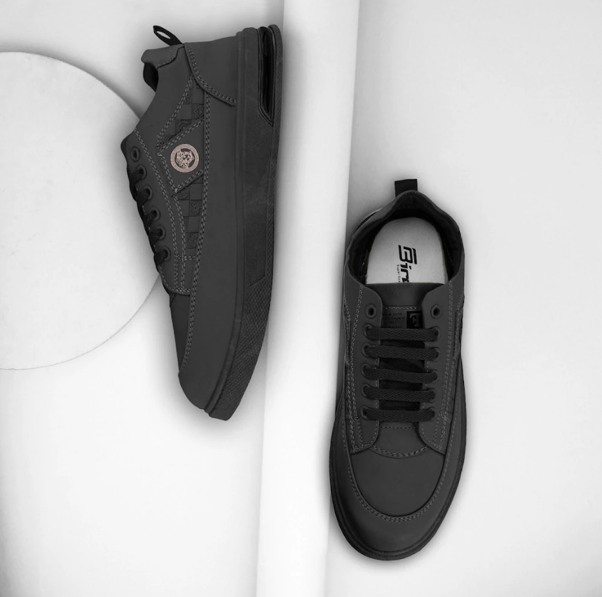 Stylish Comfortable Regular Wear Black Air Sneaker For Men