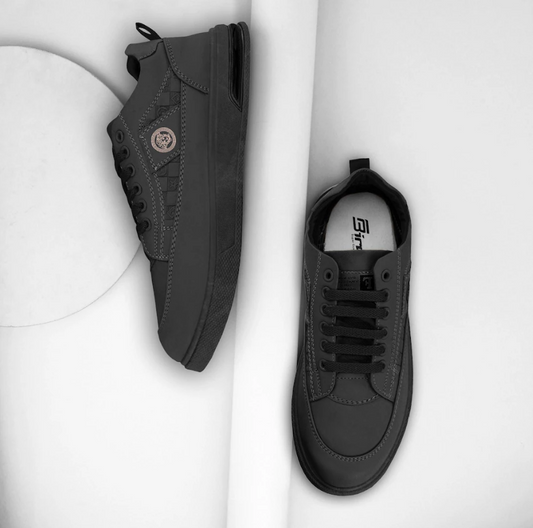 Stylish Comfortable Regular Wear Black Air Sneaker For Men