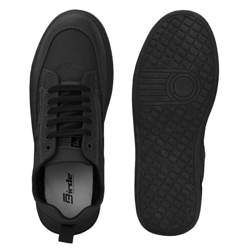 Stylish Comfortable Regular Wear Black Air Sneaker For Men